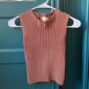 She + Sky Sweater Tank